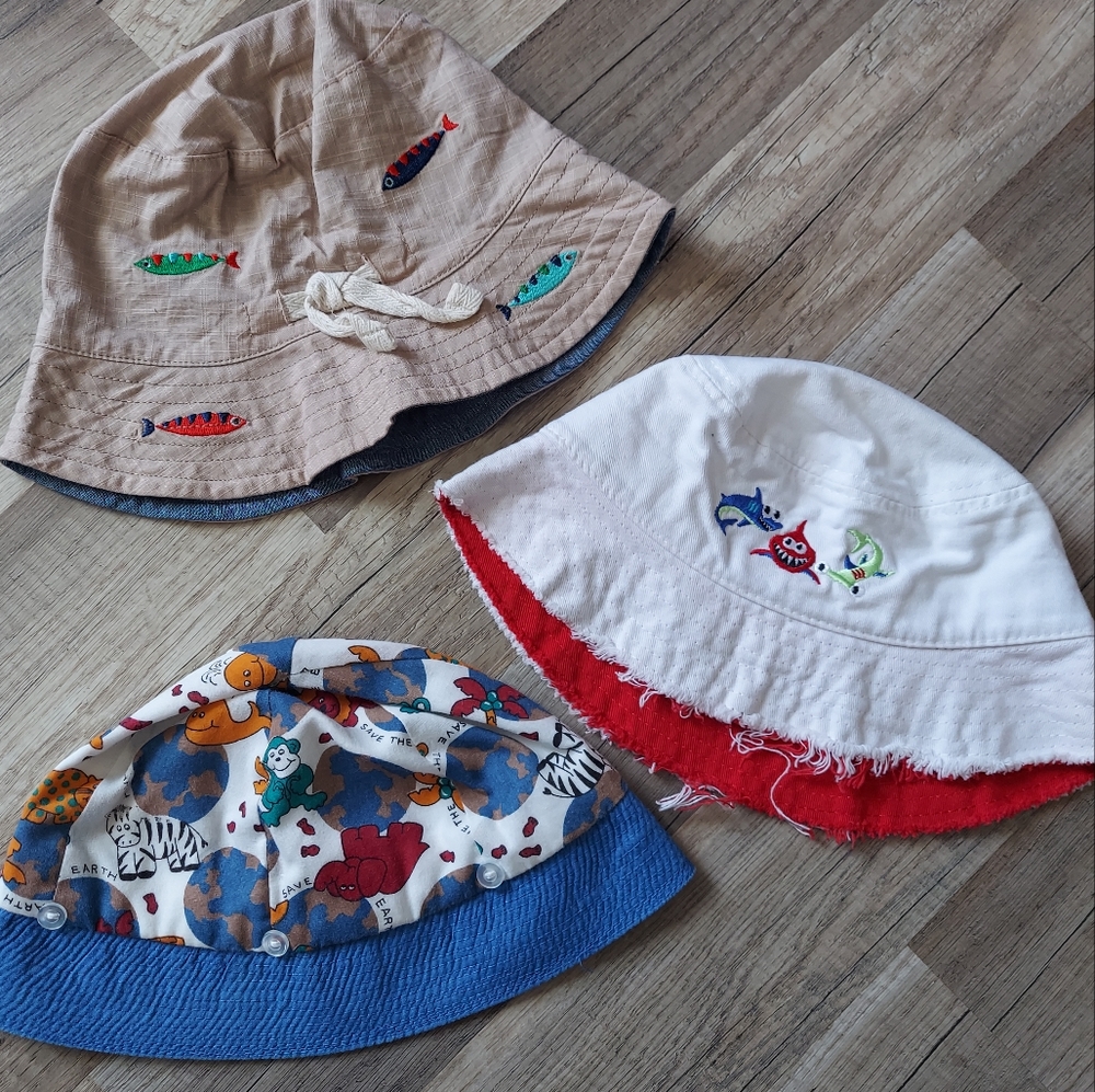 Toddler Cotton Bucket Hats Fisherman Hat